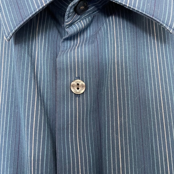 PRICE DROP: Kenneth Cole Reaction slim fit long sleeve shirt  -  Men's L - Picture 8 of 8